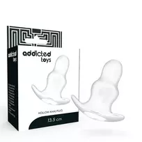 ADDICTED Addicted Toys Large Transparent Anal Dilator 13.5cm TPE System