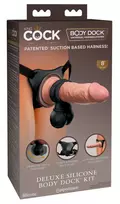 King Cock King Cock Elite Deluxe Silicone Body Dock Kit with Adjustable Harness