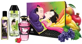 Shunga Shunga Fruity Kisses Gift Set - Exotic Massage & Flavoured Lubricants