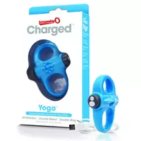 The Screaming O Charged Yoga Blue - Flexible Intimate Ring, Rechargeable