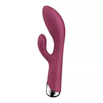Satisfyer Satisfyer Spinning Rabbit 1 Vibrating Rotating Massager Red