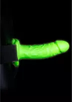 Ouch! by Shots Ouch! Glow in the Dark Adjustable Strap-On Harness, Fluorescent Green
