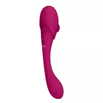 VIVE by Shots Mirai Dual-Ended Bendable Silicone Vibrator 3 Motors Waterproof Pink