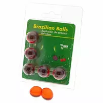 TALOKA Taloka Brazilian Balls 5-Pack Intimate Gel Strawberry & Cherry Aroma