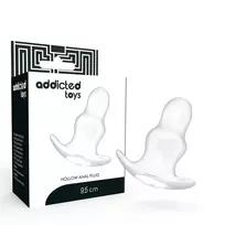 ADDICTED Addicted Toys Medium Anal Dilator 9.5 cm Transparent TPE System