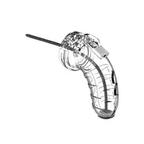 ManCage by Shots Shots Model 16 Silicone Chastity Cage with Urethral Dilator 11.5 cm