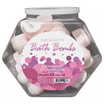 Kheper Games Kheper Games Naughty Fishbowl 24-Piece Bath Bomb Collection, Clear Set