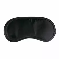 Easytoys Rimba Black Satin Soft Eye Mask - Comfort Fit Blindfold