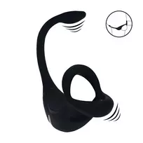 LEVELZ O-Remote Silicone Tri Ring & Prostate Stimulator Black
