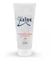 Just Glide Just Glide Strawberry 200 ml Water-Based Lubricant - Fruity Aroma