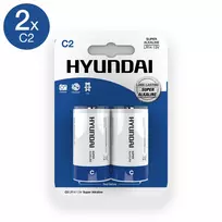Hyundai GP Super Alkaline C Batteries 1.5V LR14 2-Pack High Performance