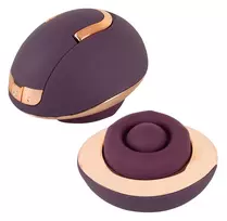 Belou Belou Rotating Vulva Massager Premium 2 Motors USB Black 10 Modes