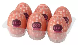 Tenga Tenga Egg Cone Stronger HB 6pcs Set - Flexible Stimulation Sleeves