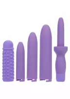 CALEXOTICS Dr. Laura Berman Rechargeable Dilators Set 4 Sizes + Silicone Sleeve