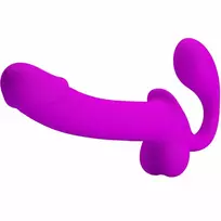 PRETTY LOVE Pretty Love Kelpie Double Strapless Silicone System Purple 21 cm
