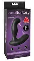 Anal Fantasy AFE Electro Stim Intimate Prostate Model Silicone Black 13.3cm
