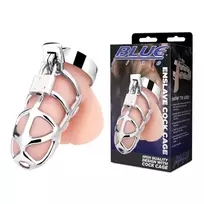 Blueline Blueline Enslave Stainless Steel Secure Chastity Cage System