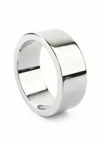 Mr. Steel Mr. Steel Mega Wide Band Stainless Steel Ring 45mm - Ultra-Wide Design