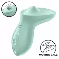 Satisfyer Satisfyer Exciterrr Mint Lay-On Intimate Device, 10 Vibrations, Waterproof