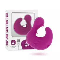 COVERME Coverme DUCKYMANIA Rechargeable Silicone Massage Thimble, Purple