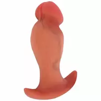 HIDDEN DESIRE Hidden Desire Inferno 10 cm Anatomical Plug Liquid Silicone Black