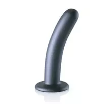 Ouch! by Shots OUCH! Smooth Silicone Intimate Device 14.5 cm Metallic Finish Suction Cup