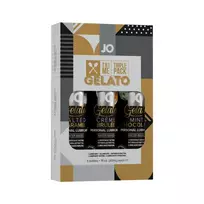 System JO System JO Gelato Trio Water-Based Lubricant Set 3 x 30 ml Flavored