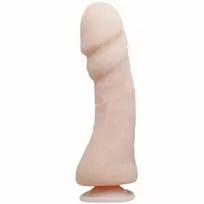 BAILE BAILE The Big Natural Model 23.5 cm with Suction Cup, TPR, Skin Tone