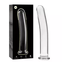 NEBULA SERIES BY IBIZA Ibiza Nebula Series Model 8 Borosilicate Glass Intimate Machine Clear 14.5cm