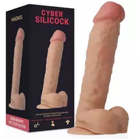 CYBER SILICOCK CYBERSILICOCK Magnus Ultra Soft Liquid Silicone Model 20.5cm Beige