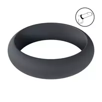 Levelz by Shots LEVELZ Wide O Silicone Support Ring XL 50mm Black Comfort Fit