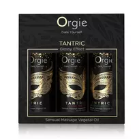 Orgie Orgie Tantric Mini Massage Oil Set - 3 Fragrances, 3x30ml Travel Size