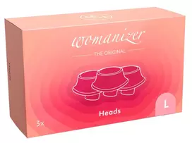 Womanizer Replacement Heads L 3-Pack - Silicone, Large, 23 mm Opening