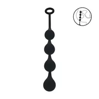 LEVELZ Waterdrop Silicone Progressive Balls M 30mm Black