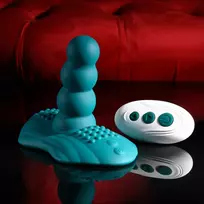 Playboy Playboy Have A Seat Ride-On Vibrator Green - Remote, 45 Modes, Silicone