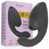 WOMANIZER Womanizer Duo Next Black - Dual Air Pulse & Vibration Intimate Machine