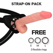 ROCK ARMY RockArmy Sherman Dual Density Intimate System with Harness 24cm Beige