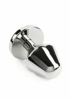 Mr. Steel Mr. Steel Classic Stainless Steel Plug Small - Tapered Design, Polished Finish