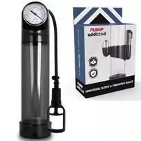 Pump Addicted RX9 Black Vacuum Trainer with Vibration, 30cm, ABS/Silicone