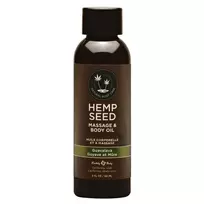 Earthly body Guavalva Natural Massage Oil 60 ml - Hemp & Vitamin E Blend