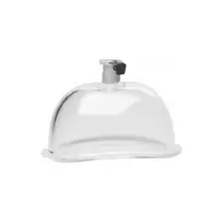 XR Brands XR Brands Vagina Cylinder Large - Transparent Acrylic Anatomical Cup