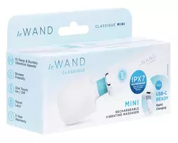 Le Wand le Wand Classique Mini Wand Massager White - Compact Rechargeable Model