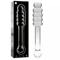 NEBULA SERIES BY IBIZA Ibiza Nebula Series Model 20 Glass Intimate Device Clear 20.5cm