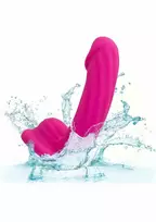 CALEXOTICS Easy Ride Vibrator Dual-Motor Liquid Silicone, 10 Modes, Waterproof