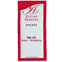 Extase Sensuel Extase Sensual Strawberry Warming Massage Oil with Pheromones 10ml