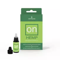 Sensuva ON Arousal Oil Hemp 5ml - Botanical Moisturizing Formula