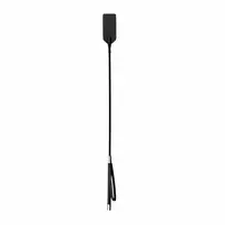 Easytoys Rimba Black Leather Impact Tool with Long Handle and Metal Caps