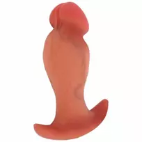 HIDDEN DESIRE Hidden Desire Inferno Anatomical Plug 13 cm Liquid Silicone Black