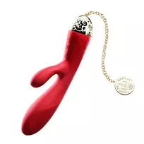 Zalo ZALO Rosalie Intimate Wellness Device Bright Red Bluetooth 24K Gold 200mm