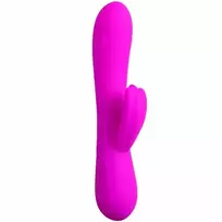 PRETTY LOVE Pretty Love Barrette Dual Motor Silicone Intimate System, 30 Modes, Purple